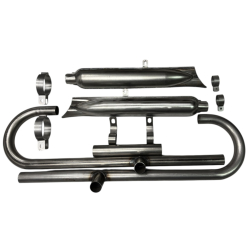 Układ wydechowy kolana tłumiki Ural M-61/ M-62 Ural-650 cc rybki  SUROWY